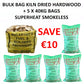 BULK BAG KILN DRIED LOGS & 5 X 40KG SUPERHEAT