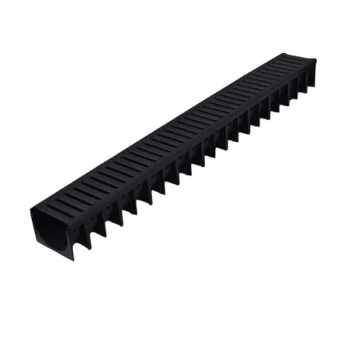 EXTRA SHALLOW PVC GRID ECO DRAIN 1MT