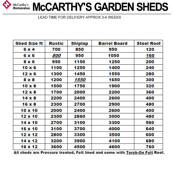 Timber Garden Sheds