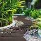 RAILROAD RECYCLED STEPPING STONE - BROWN