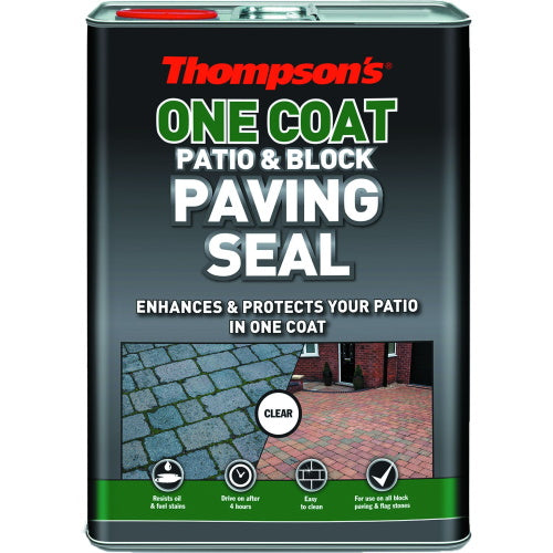 THOMPSON'S ONE COAT PATIO SEAL 5L - CLEAR