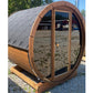 1.6m Thermowood Sauna Glass Front