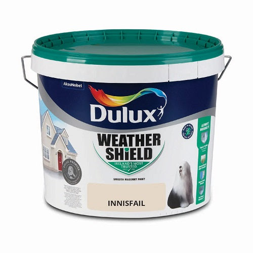 DULUX WEATHERSHIELD SMOOTH MASONRY COLOURS - 10L