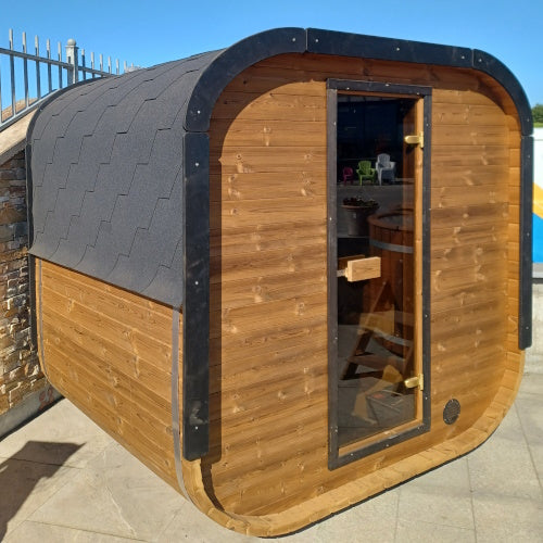 1.6m Thermowood Cube Sauna