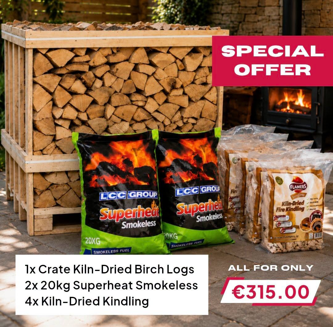 Kiln Dried Hardwood Crate & Fuel Bundle Deal