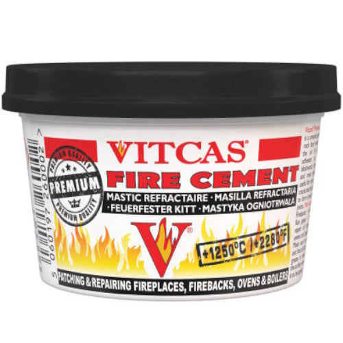 VITCAS 1KG FIRE CEMENT BLACK