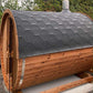 2.2M THERMOWOOD BARREL SAUNA
