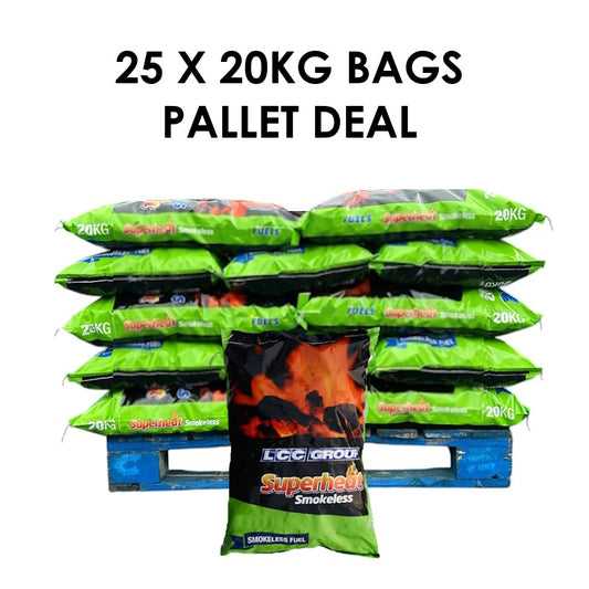 25 x 20KG SUPERHEAT SMOKELESS (1/2 TONNE PALLET)
