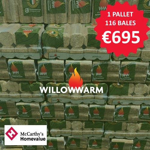 Willow Warm Wood Briquettes - 116 Bales / 1 Pallet