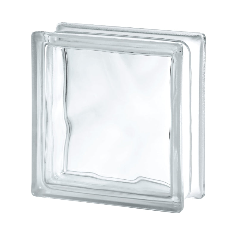 Clear Wave Basic Glass Block