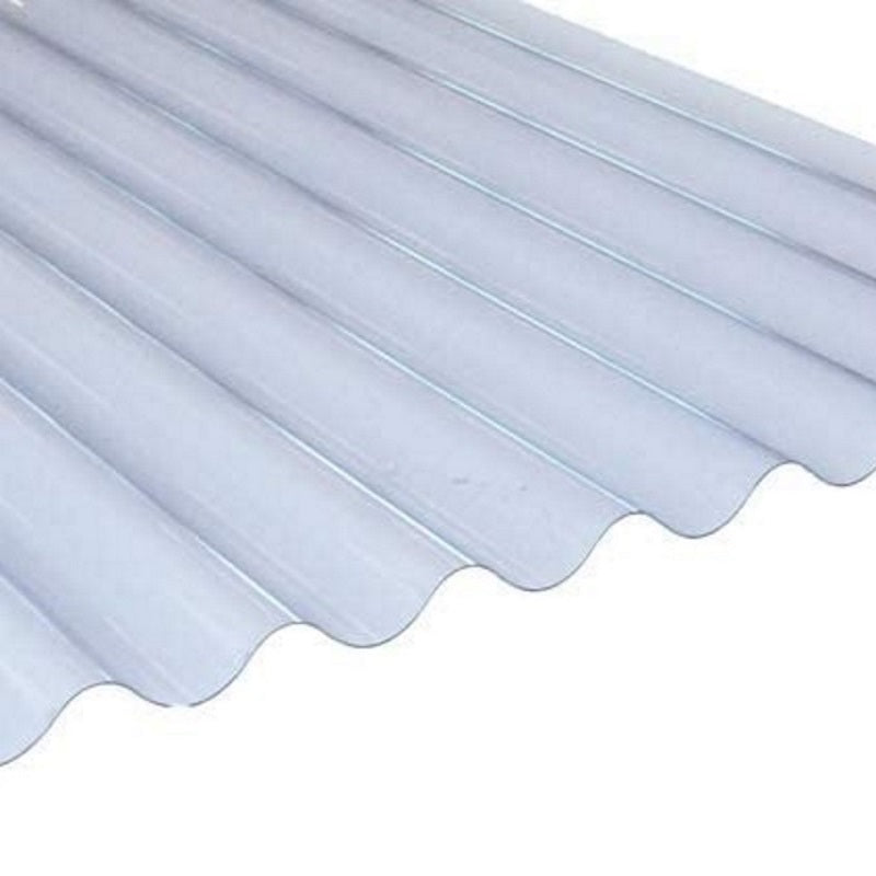 CLEAR PVC CORRUGATED SHEETING