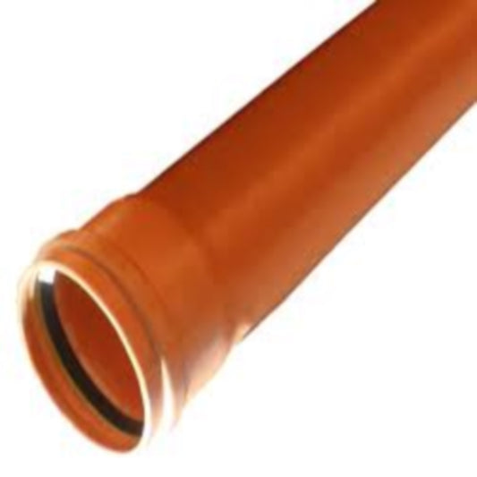 4" Sewer Pipe - 6mt socketed