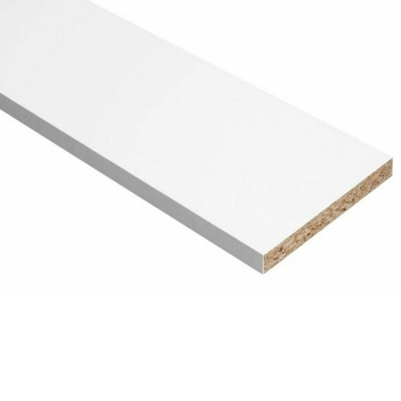 White Chipboard Panel 2440x600x18mm